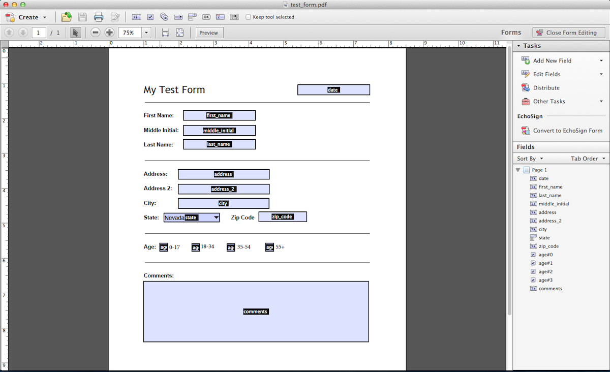 pdf free form filler
